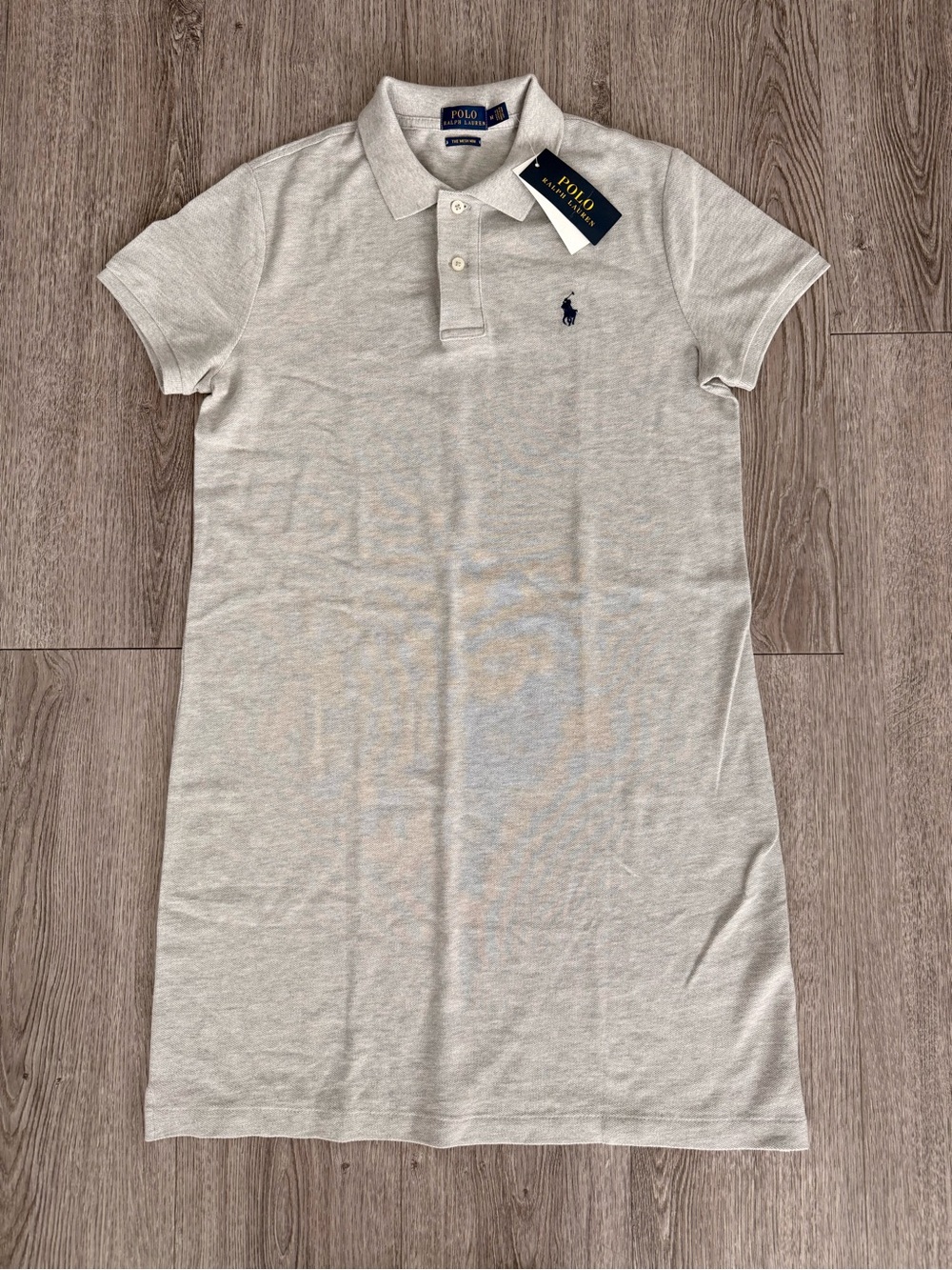 Polo Ralph Lauren Women's Mesh Mini Dress in Grey size M